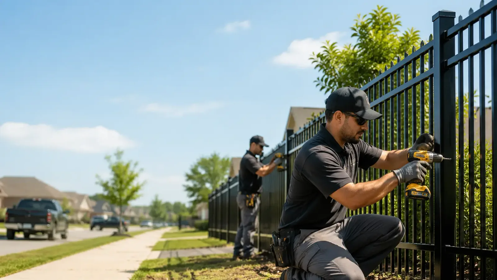 Metal Fence Installation in Woosung, IL